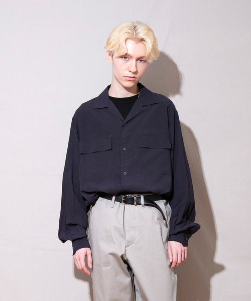 FACTOTUM（ファクトタム） シャツ Poplin Square Hem Shirt メンズ