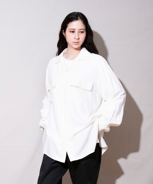 FACTOTUM（ファクトタム） シャツ Poplin Square Hem Shirt メンズ