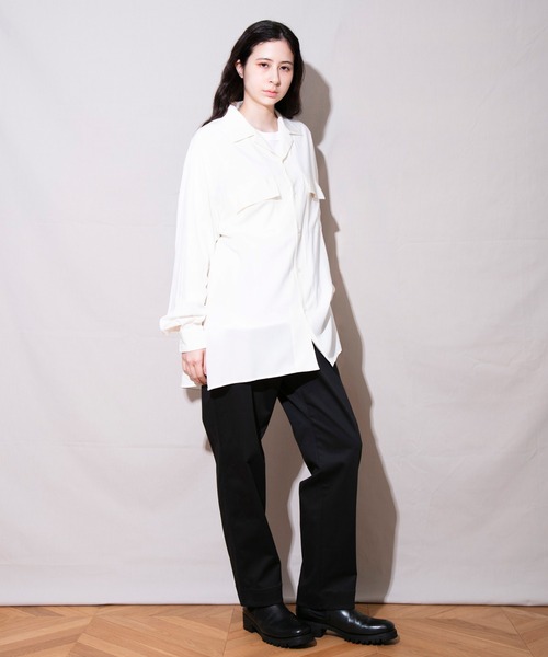 FACTOTUM（ファクトタム） シャツ Poplin Square Hem Shirt メンズ