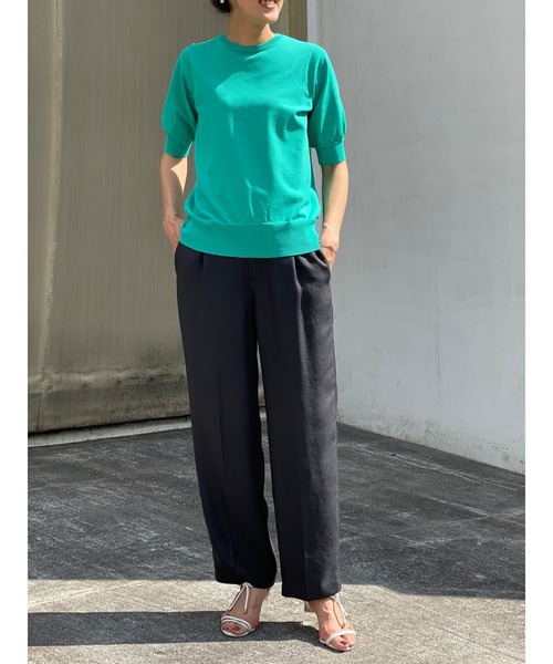 「BEARDSLEY」 7分袖ニット FREE レッド レディース BEARDSLEY 「BEARDSLEY」 長袖ニット FREE レッド レディース