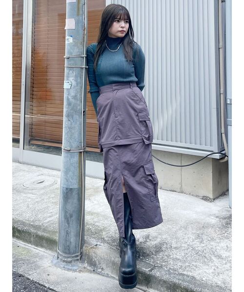 MURUA（ムルーア） ニット セーター ミクスチャーファインニット