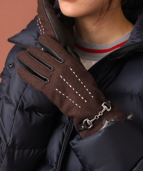 DRESSTERIOR（ドレステリア） 手袋 ハーネスビット／ファー付き無地