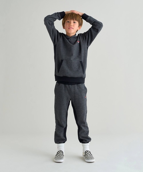 パーカー ECO HYBRID MINI BOX LOGO KIDS SWEAT HOODIE キッズ 子供服 男の子 女の子の画像