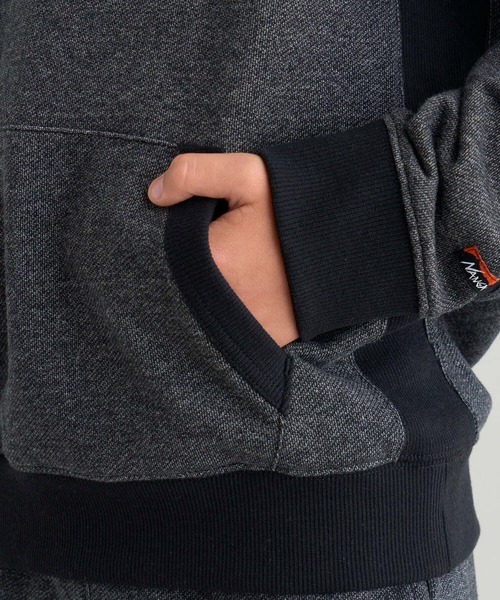 パーカー ECO HYBRID MINI BOX LOGO KIDS SWEAT HOODIE キッズ 子供服 男の子 女の子の画像