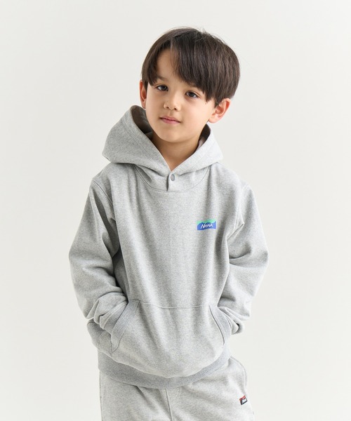 パーカー ECO HYBRID MINI BOX LOGO KIDS SWEAT HOODIE キッズ 子供服 男の子 女の子の画像