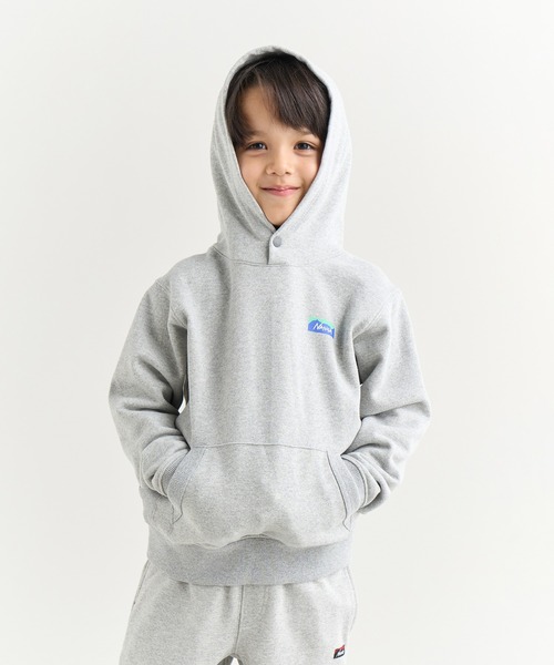 パーカー ECO HYBRID MINI BOX LOGO KIDS SWEAT HOODIE キッズ 子供服 男の子 女の子の画像