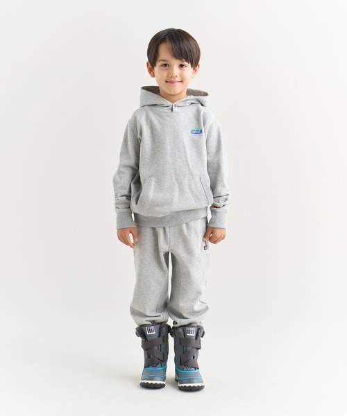 パーカー ECO HYBRID MINI BOX LOGO KIDS SWEAT HOODIE キッズ 子供服 男の子 女の子の画像
