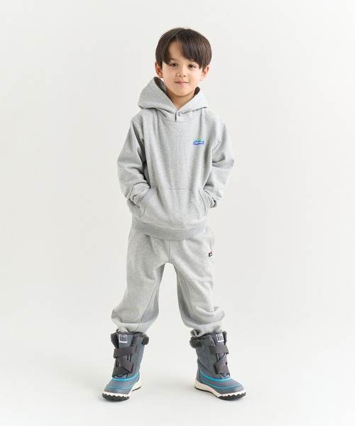 パーカー ECO HYBRID MINI BOX LOGO KIDS SWEAT HOODIE キッズ 子供服 男の子 女の子の画像