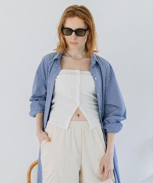 チューブトップ ベアトップ rib bustier tops