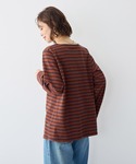tシャツ 「anyfee」ボーダートップス「大...の詳細画像2