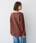 tシャツ 「anyfee」ボーダートップス「大...の詳細画像5