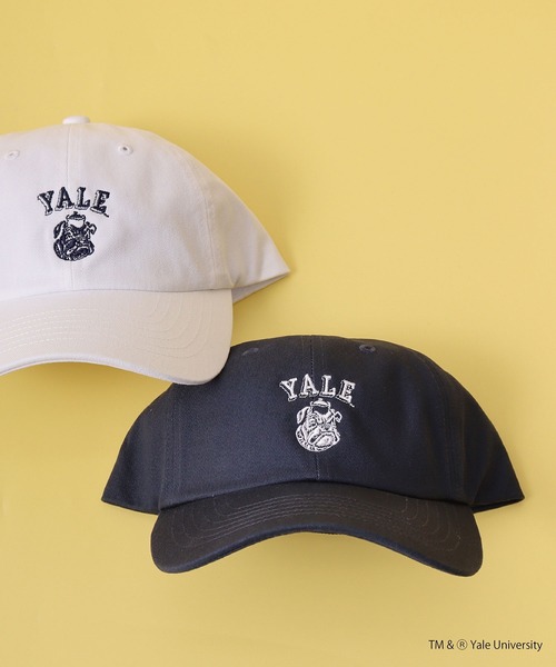 FUNALIVE キャップ 帽子 YALE ブルドック 刺繍 メンズ レディース 