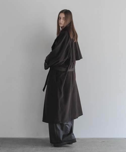 SOCCE チェスターコート コート ウールミックスオーバーサイズ2way