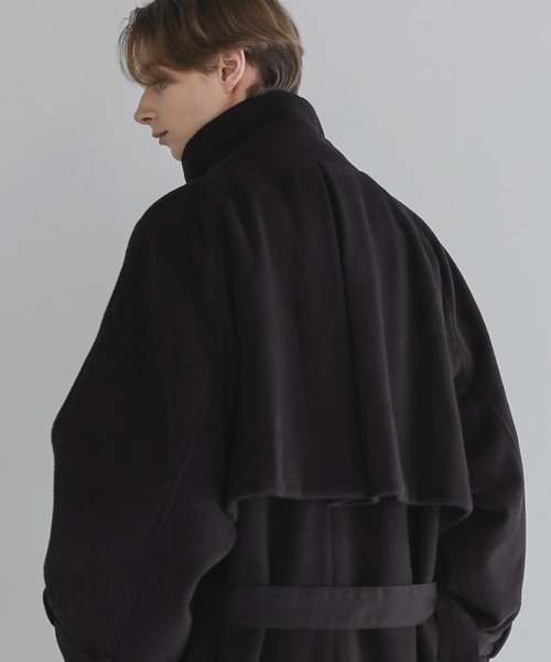 SOCCE チェスターコート コート ウールミックスオーバーサイズ2way