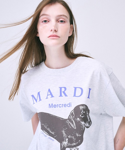 Mardi Mercredi tシャツ TSHIRT DDANJI レディース : ZOZOTOWN