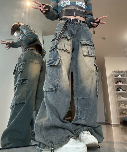 WESTSEA（ウエストシー） カーゴパンツ 色落ち レトロ ヴィンテージ