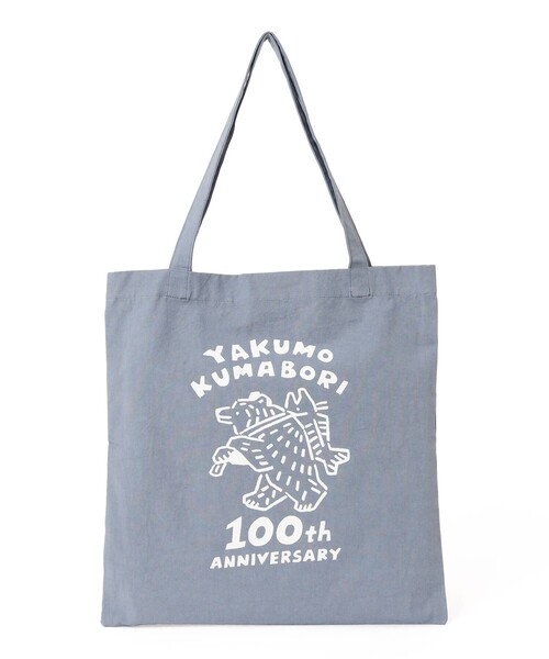 BEAMS JAPAN トートバッグ 木彫り熊 鮭背負い熊 レディース メンズ  