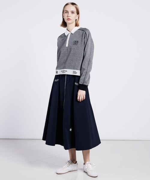 DOUBLE STANDARD CLOTHING ESSENTIAL スカート ESSENTIAL（DOUBLE STANDARD CLOTHING） スカート ドロストフレア