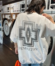 新品 限定 PENDLETON ペンドルトン/ ネイティブ柄 アンブレラ 長傘 ジャンプ傘 (白×黒) ナバホ柄 インディアン パラソル 男女兼用 クロス