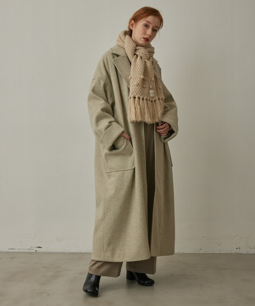 hinari（ヒナリ） チェスターコート MEDIUM ブラック レディース