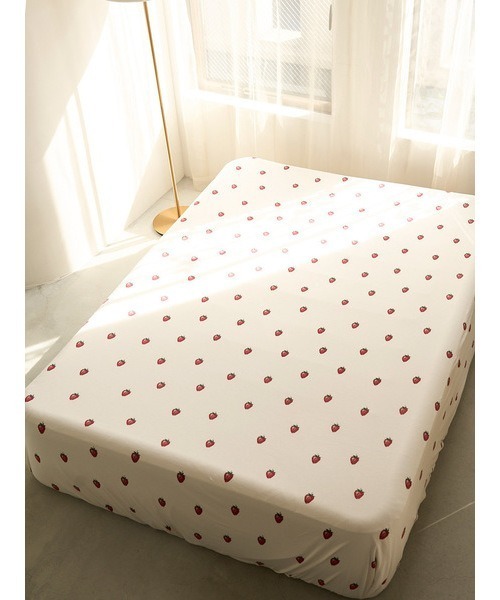gelato pique Sleep ベッド 寝具 「Sleep」ストロベリー柄3点セット