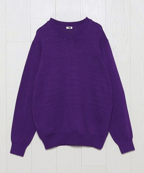 ニット セーター 「H」マーセライズ コットン Vネックニットプルオーバー レディース H BEAUTY&YOUTH UNITED ARROWS ニット セーター 「H