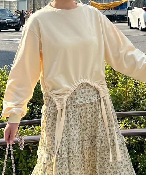 Alley Tokyo トレーナー スウェット 裾ぴろーんスウェット レディース