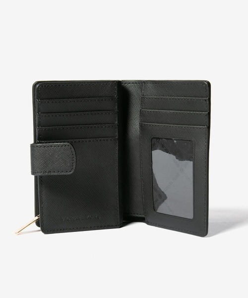 二つ折り財布 財布 Michael Kors MD BIFLD ZIP WLLET マイケル コース ジェットセット 2つ折り財布 レディースの画像