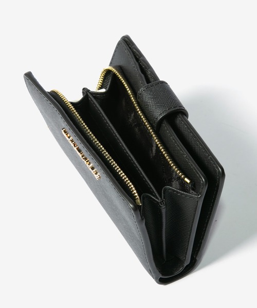 二つ折り財布 財布 Michael Kors MD BIFLD ZIP WLLET マイケル コース ジェットセット 2つ折り財布 レディースの画像