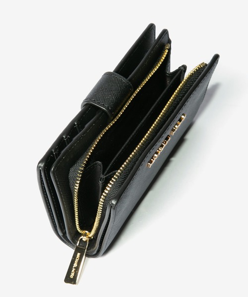 二つ折り財布 財布 Michael Kors MD BIFLD ZIP WLLET マイケル コース ジェットセット 2つ折り財布 レディースの画像