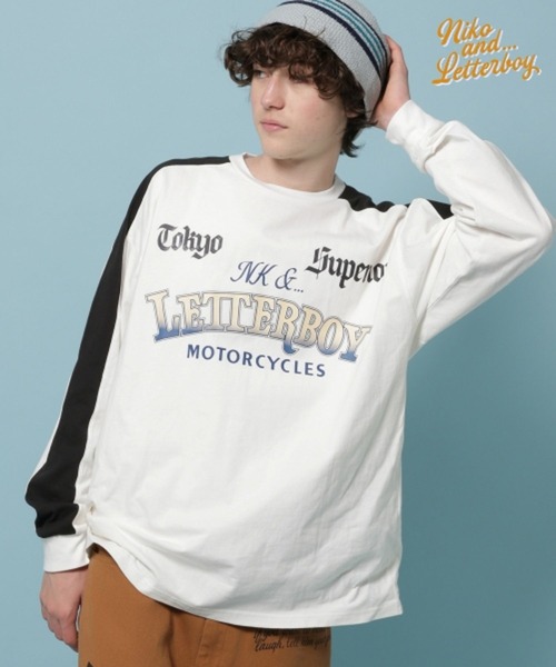 niko and…（ニコアンド） tシャツ 「LETTERBOY(レターボーイ)」コラボ