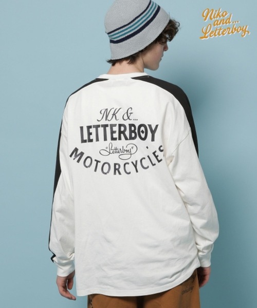 niko and…（ニコアンド） tシャツ 「LETTERBOY(レターボーイ)」コラボ