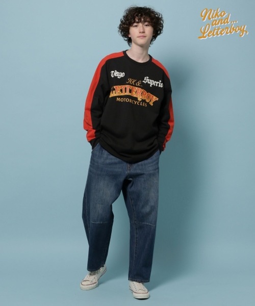 niko and…（ニコアンド） tシャツ 「LETTERBOY(レターボーイ)」コラボ