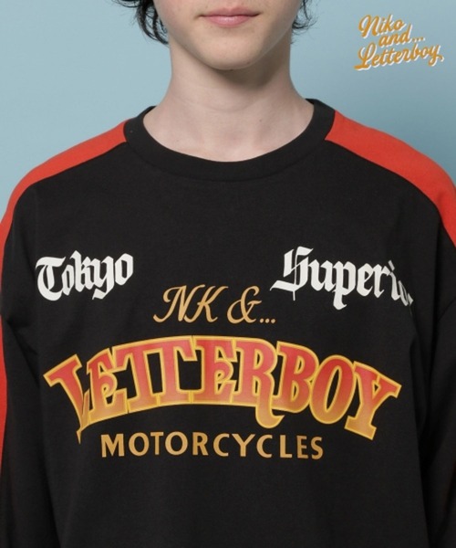 niko and…（ニコアンド） tシャツ 「LETTERBOY(レターボーイ)」コラボ