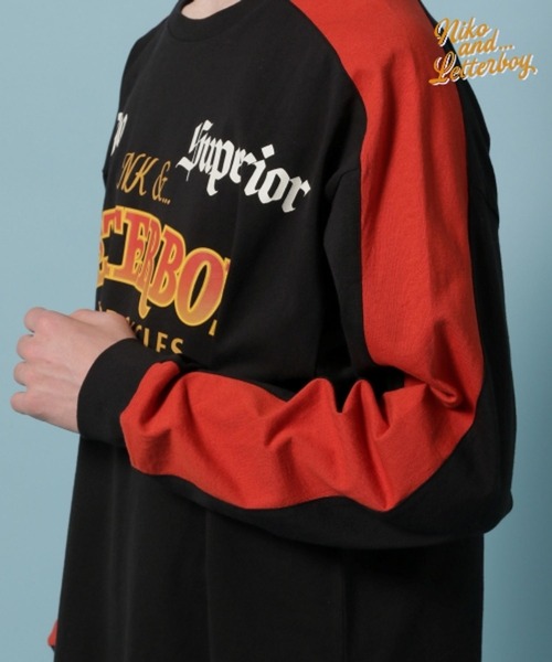 niko and…（ニコアンド） tシャツ 「LETTERBOY(レターボーイ)」コラボ