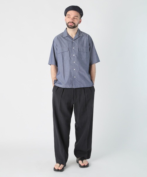 フューズ（FUSE）/ リネンミックスワイドスラックスパンツ FUSE（フューズ） スラックス リネンミックスワイドスラックスパンツ