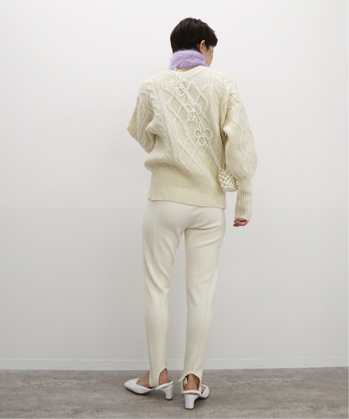 「EDIT. FOR LULU」 長袖ニット FREE ホワイト レディース_画像3