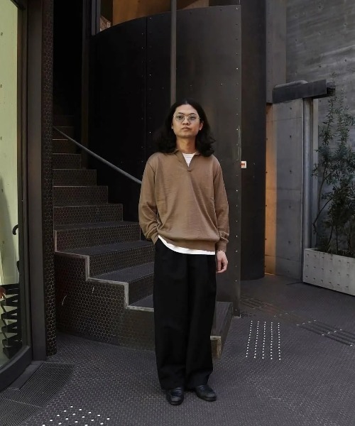 ファッションブランド（ATON／メンズポロシャツ）｜トップス
