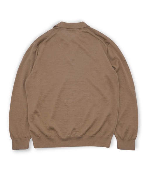 ATON（エイトン） ポロシャツ RAMIE CASHMERE SKIPPER POLO SWEATER