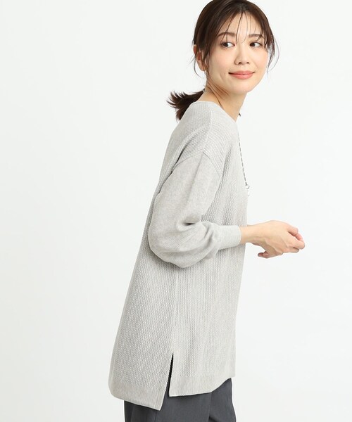 Reflect / リフレクト 【夏SALE／WEB先行カラーあり】オフボディプルオーバーニット Reflect｜【夏SALE/WEB先行カラーあり】オフボディプルオーバー