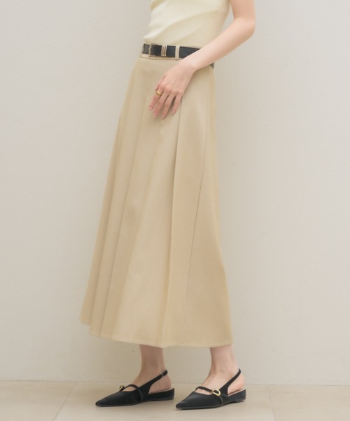 JIL SANDER フレアミディスカート Jil Sander 66 Aライン スカート | グリーン | FARFETCH JP