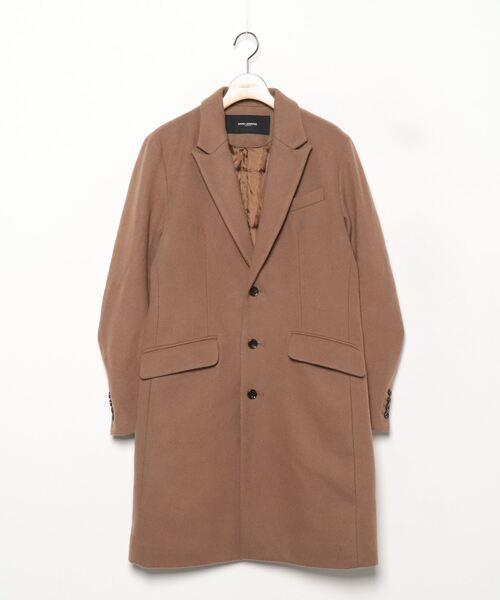 NANO universe（ナノ・ユニバース） チェスターコート M ブラウン