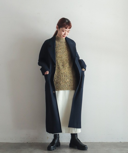 FIL DE FER 「FIL FER」 チェスターコート FREE ブラウン レディース