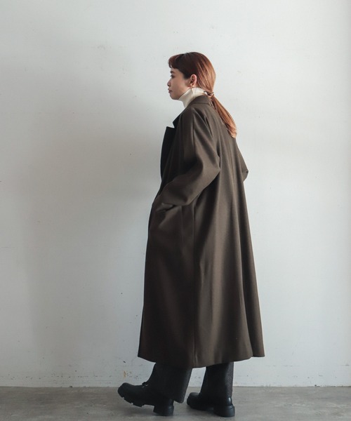 FIL DE FER 「FIL FER」 チェスターコート FREE ブラウン レディース