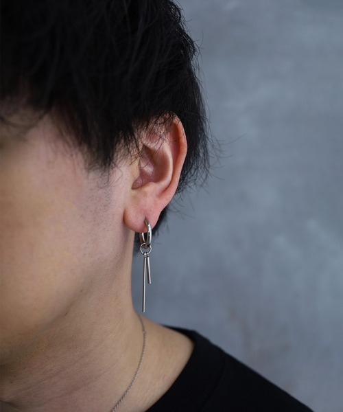 ARROWM ピアス チェーンスティック，ツインスティック ピアス