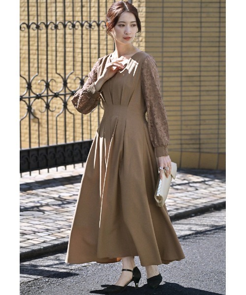 超美品❤️お値下げワンピース ワンピース 「細見え 美タック」 オケージョンワンピース 【公式通販】