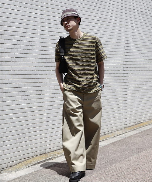BRAIN DEAD（ブレインデッド） tシャツ CASEY STRIPED T メンズ