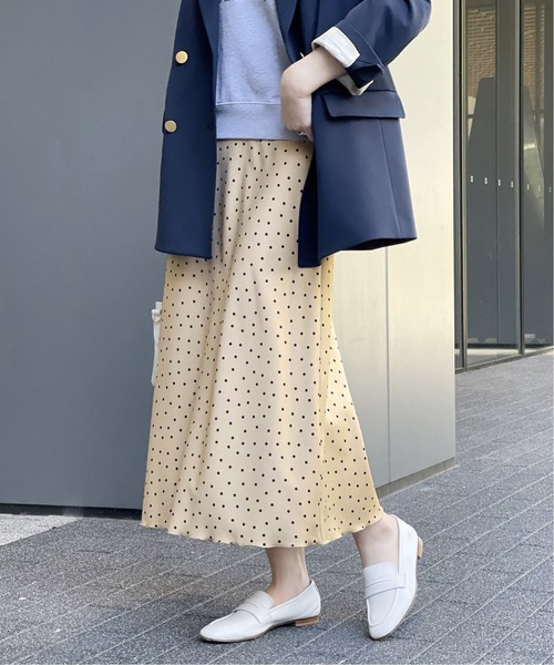 Spick＆Span 「Spick & Span」 ロングスカート 38 ネイビー