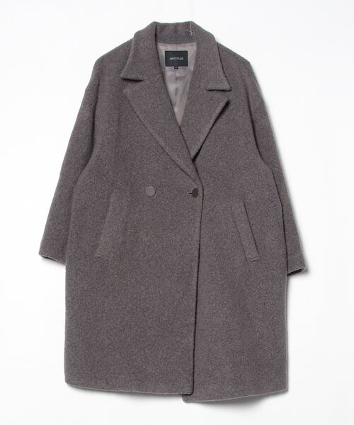 UNTITLED（アンタイトル） チェスターコート 44 チャコールグレー