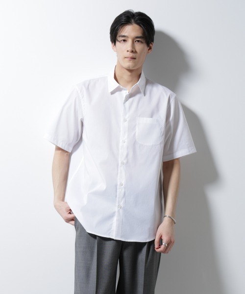NANO universe（ナノ・ユニバース） シャツ 「ICE FLOW LINEN